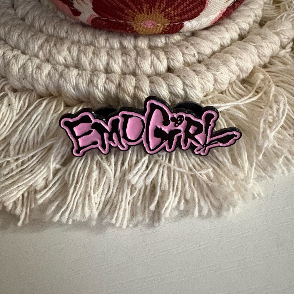 MGK “Emo Girl” Pink Logo Pin